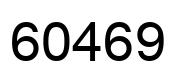 Number 60469 black image