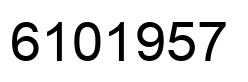 Número 6101957 imagen negro