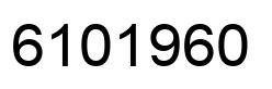 Número 6101960 imagen negro