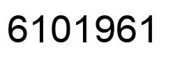 Número 6101961 imagen negro