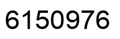 Número 6150976 imagen negro