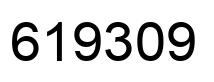 Number 619309 black image