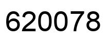 Number 620078 black image