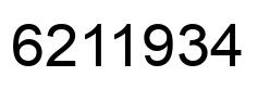 Número 6211934 imagen negro