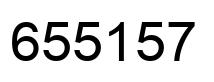 Number 655157 black image