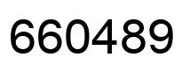 Number 660489 black image