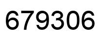 Number 679306 black image