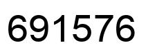 Número 691576 imagen negro