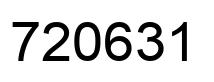 Número 720631 imagen negro