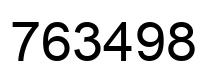 Number 763498 black image