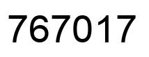 Número 767017 imagen negro