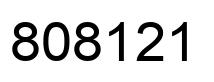 Número 808121 imagen negro
