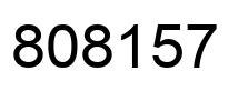 Número 808157 imagen negro