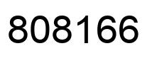 Number 808166 black image