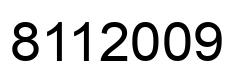 Número 8112009 imagen negro