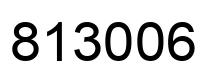 Número 813006 imagen negro