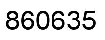 Número 860635 imagen negro
