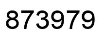 Número 873979 imagen negro