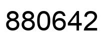 Número 880642 imagen negro