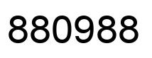 Número 880988 imagen negro