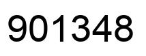 Número 901348 imagen negro