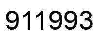 Número 911993 imagen negro