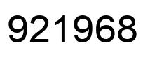 Número 921968 imagen negro