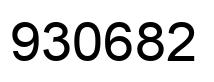 Number 930682 black image