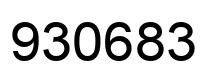 Number 930683 black image