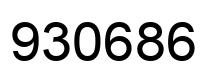 Number 930686 black image