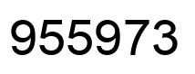 Número 955973 imagen negro