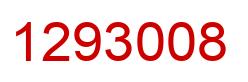 Number 1293008 red image
