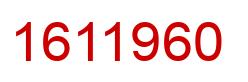 Número 1611960 imagen rojo