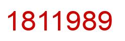 Número 1811989 imagen rojo