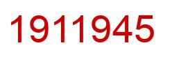 Número 1911945 imagen rojo
