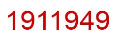 Número 1911949 imagen rojo