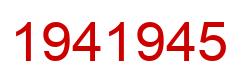 Número 1941945 imagen rojo