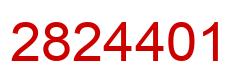 Number 2824401 red image