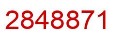 Número 2848871 imagen rojo