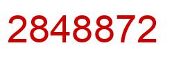 Número 2848872 imagen rojo
