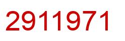 Número 2911971 imagen rojo