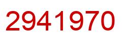 Número 2941970 imagen rojo