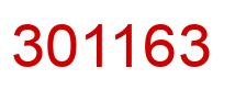 Número 301163 imagen rojo