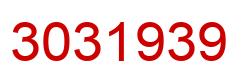 Número 3031939 imagen rojo
