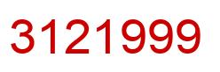 Número 3121999 imagen rojo