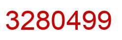 Number 3280499 red image