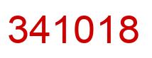 Number 341018 red image