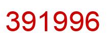 Número 391996 imagen rojo