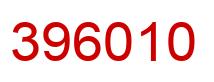 Número 396010 imagen rojo