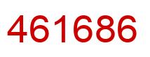 Número 461686 imagen rojo